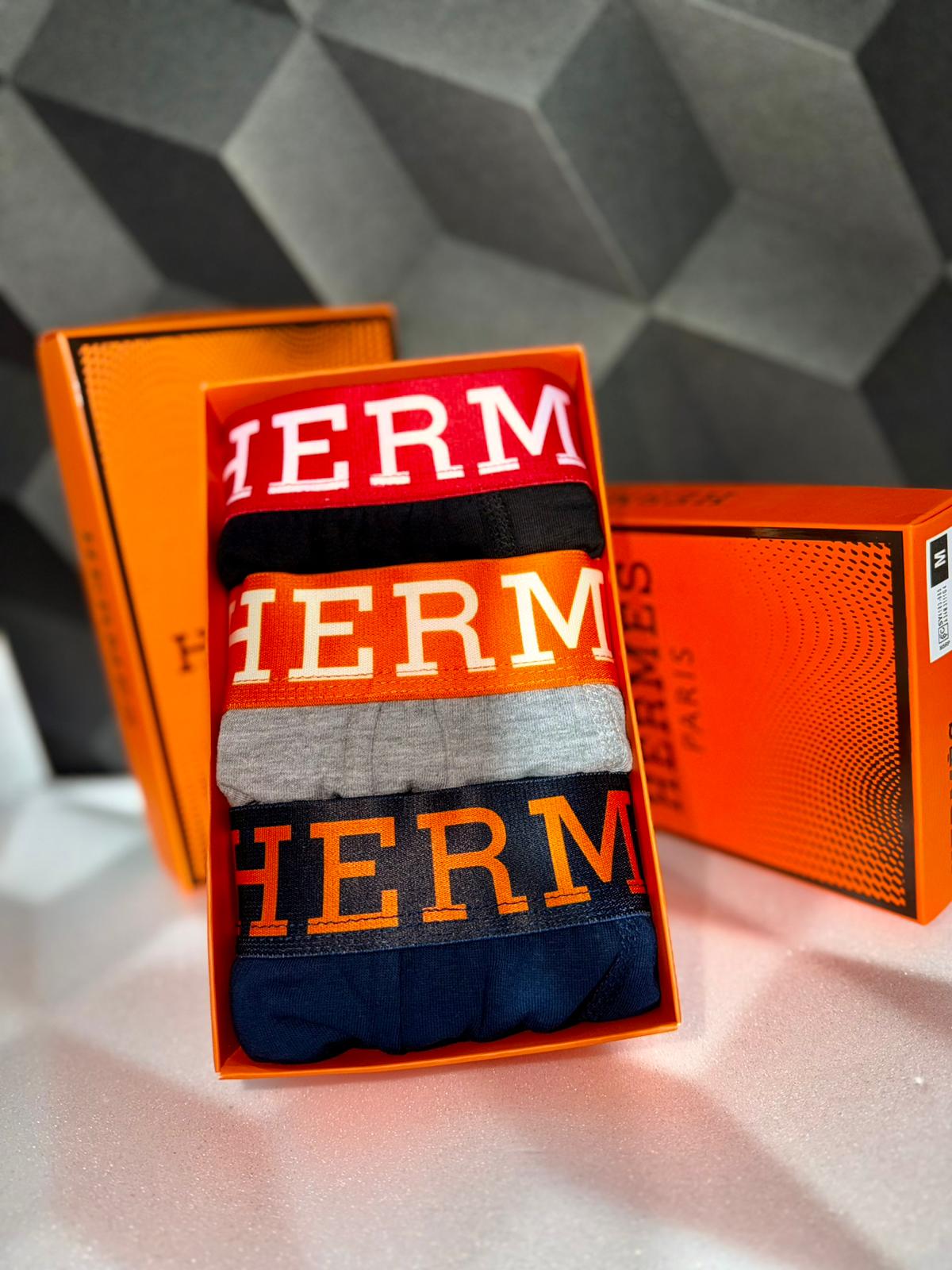 Hermes Мъжки Боксерки х3 Броя