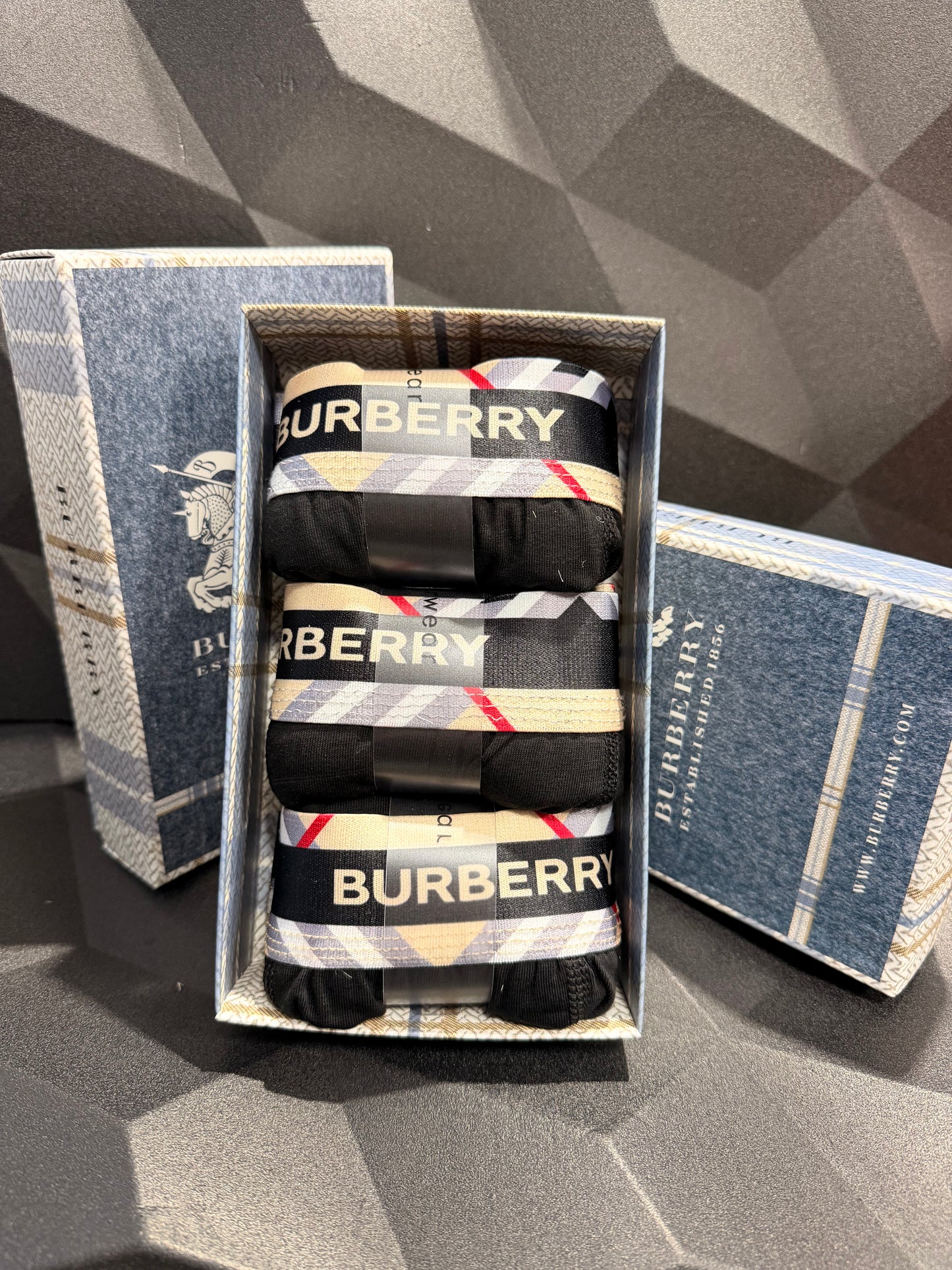 Burberry Мъжки Боксерки х3 Броя