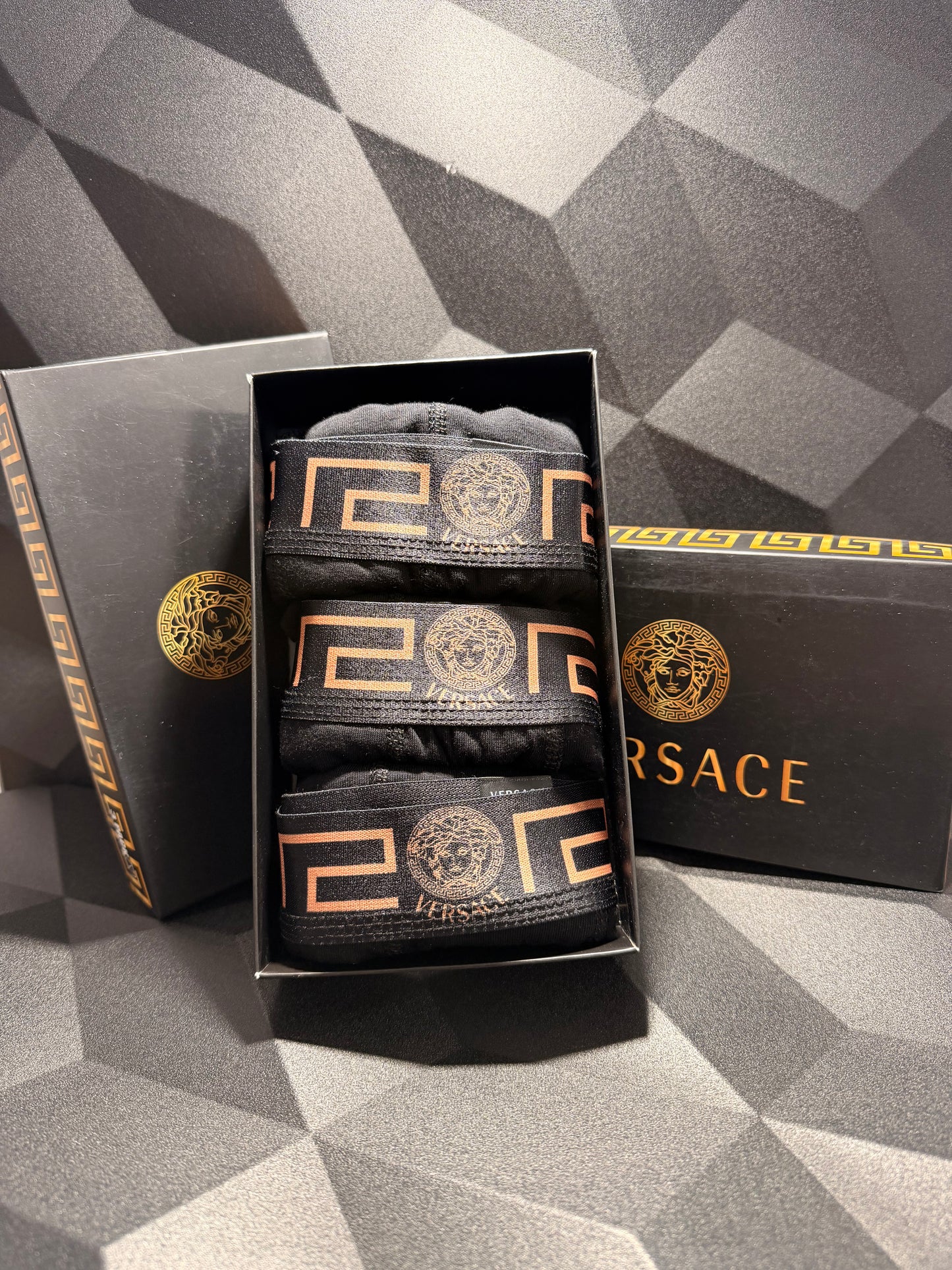 VERSACE Мъжки Боксерки х3 Броя