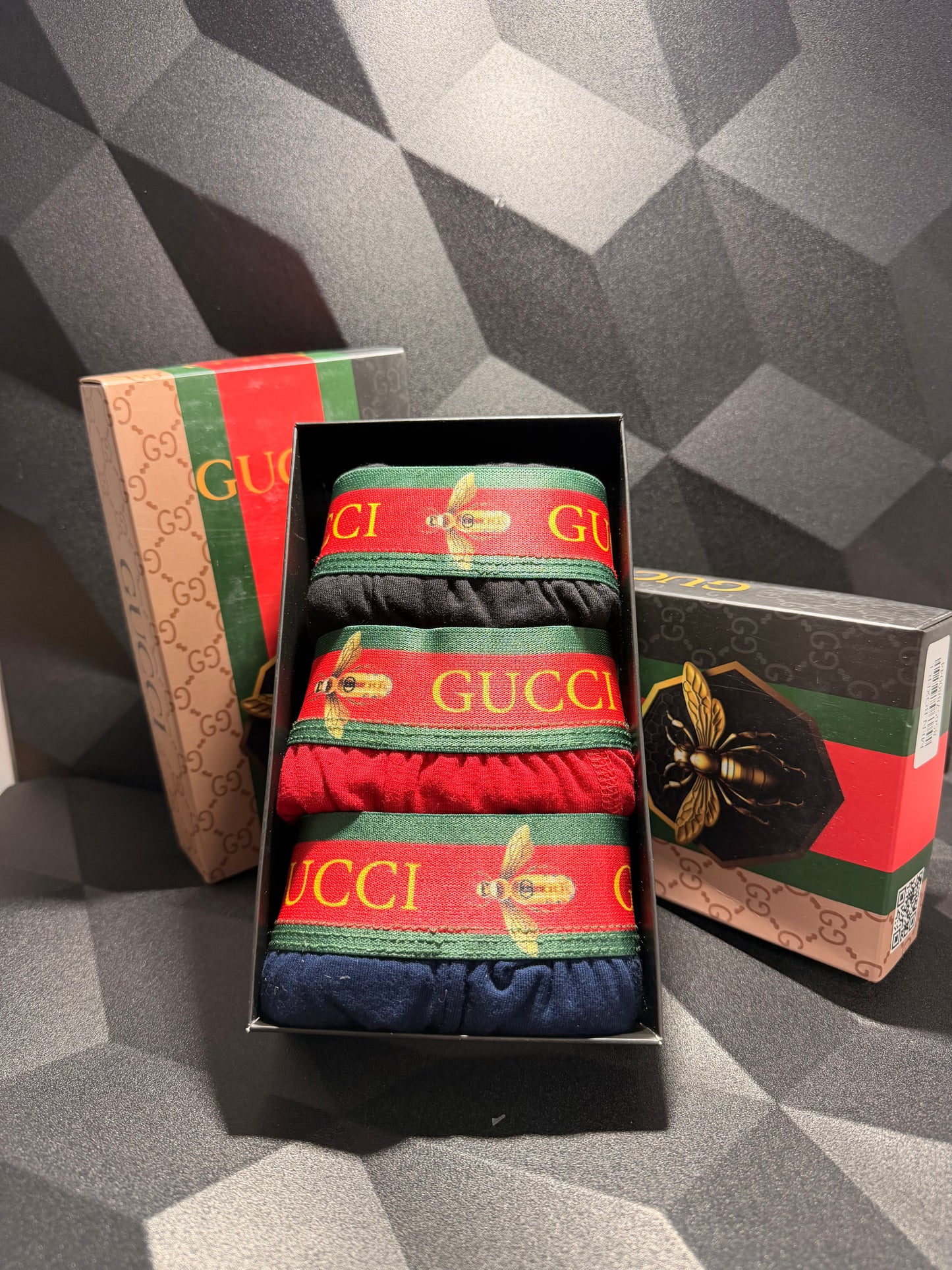 GUCCI Мъжки Боксерки х3 Броя