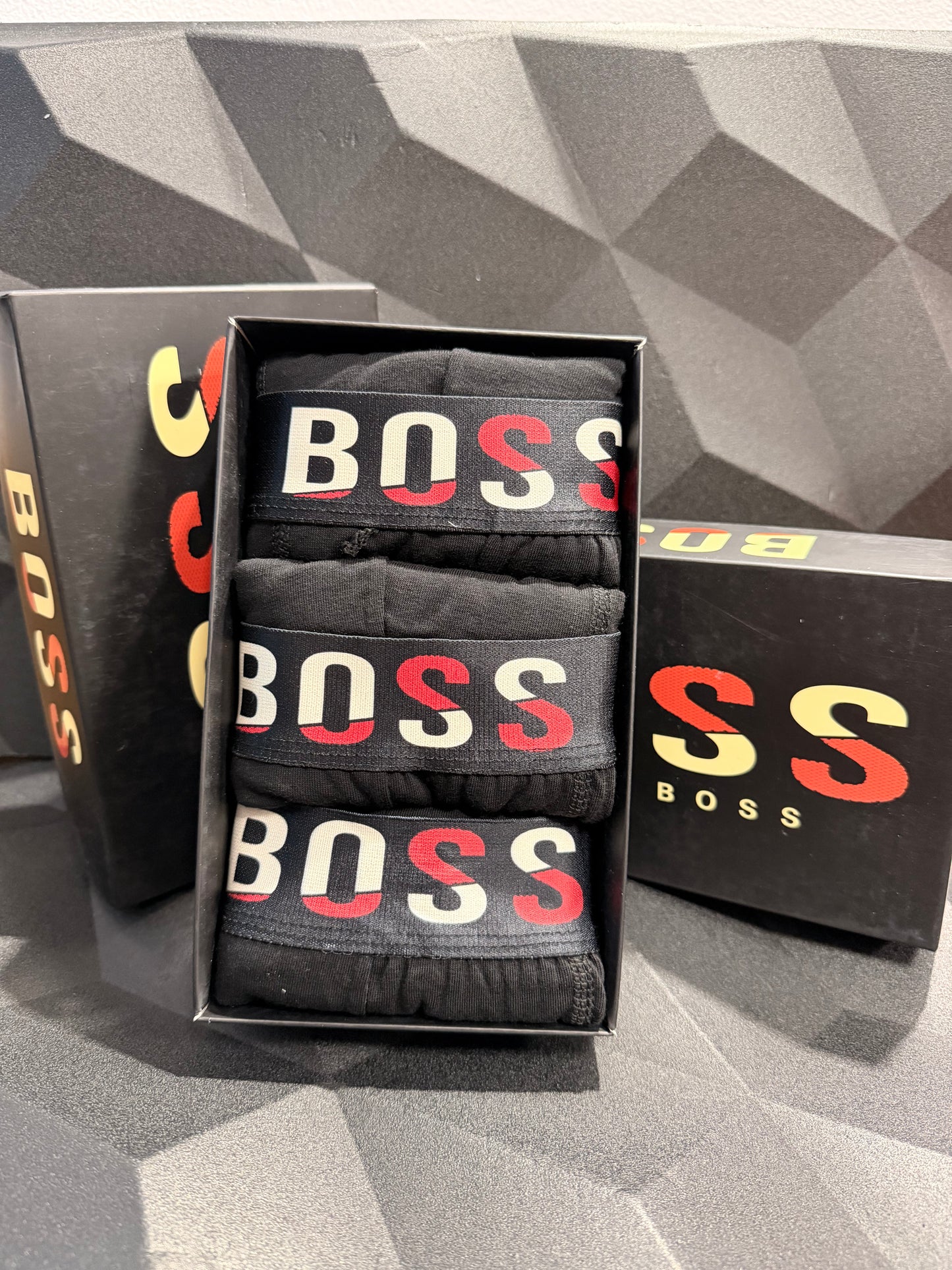 BOSS Мъжки Боксерки х3 Броя