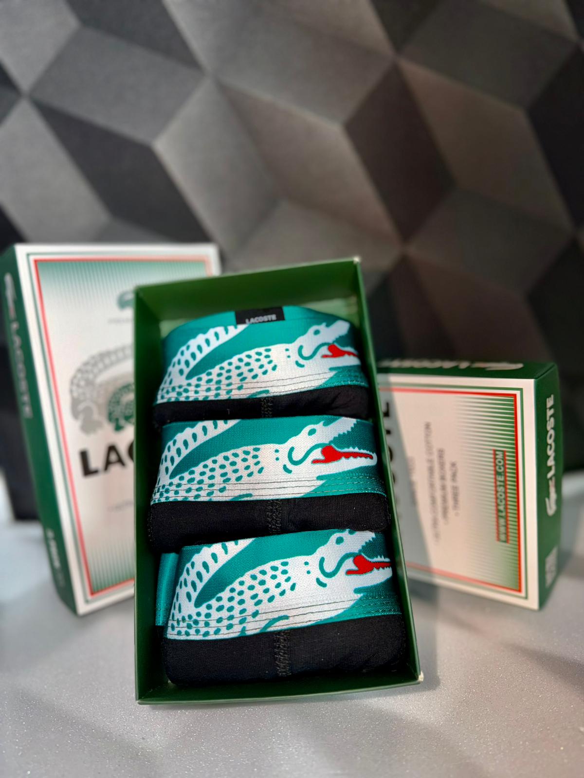 Lacoste Мъжки Боксерки х3 Броя