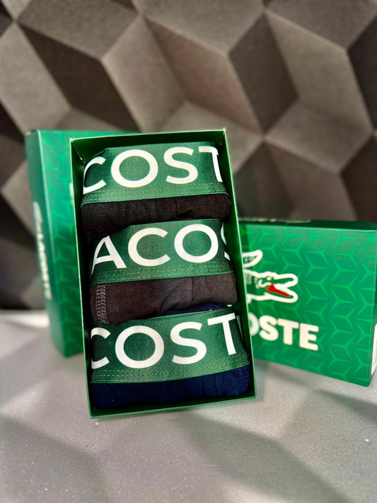 Lacoste Мъжки Боксерки х3 Броя