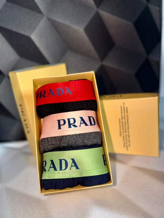 Prada Мъжки Боксерки х3 Броя