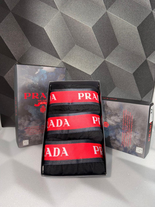 Prada Мъжки Боксерки х3 Броя