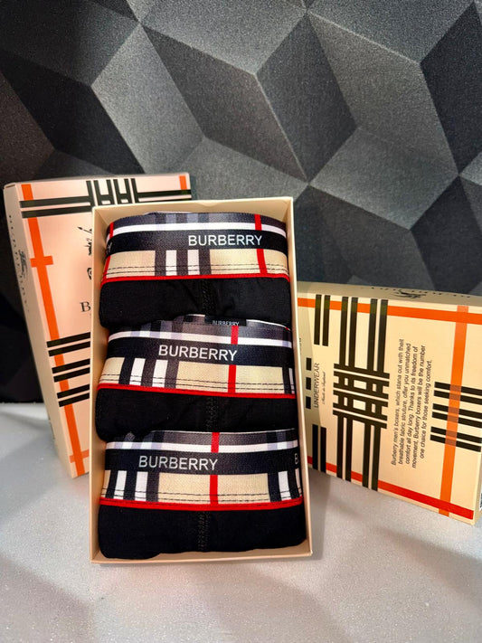 BURBERRY Мъжки Боксерки х3 Броя