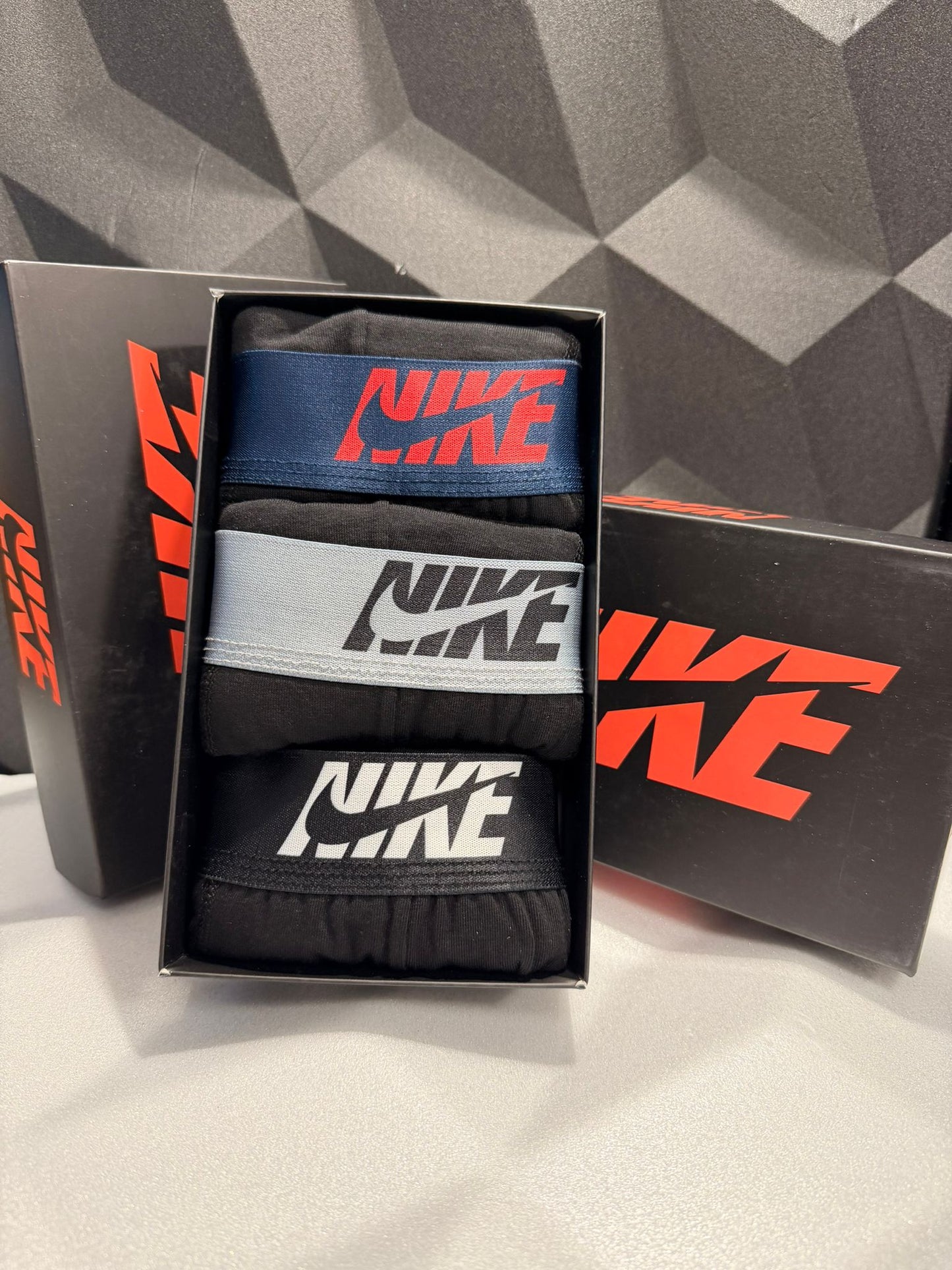 NIKE Мъжки Боксерки х3 Броя