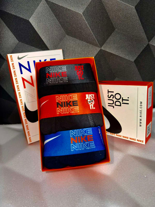 Nike Мъжки Боксерки х3 Броя